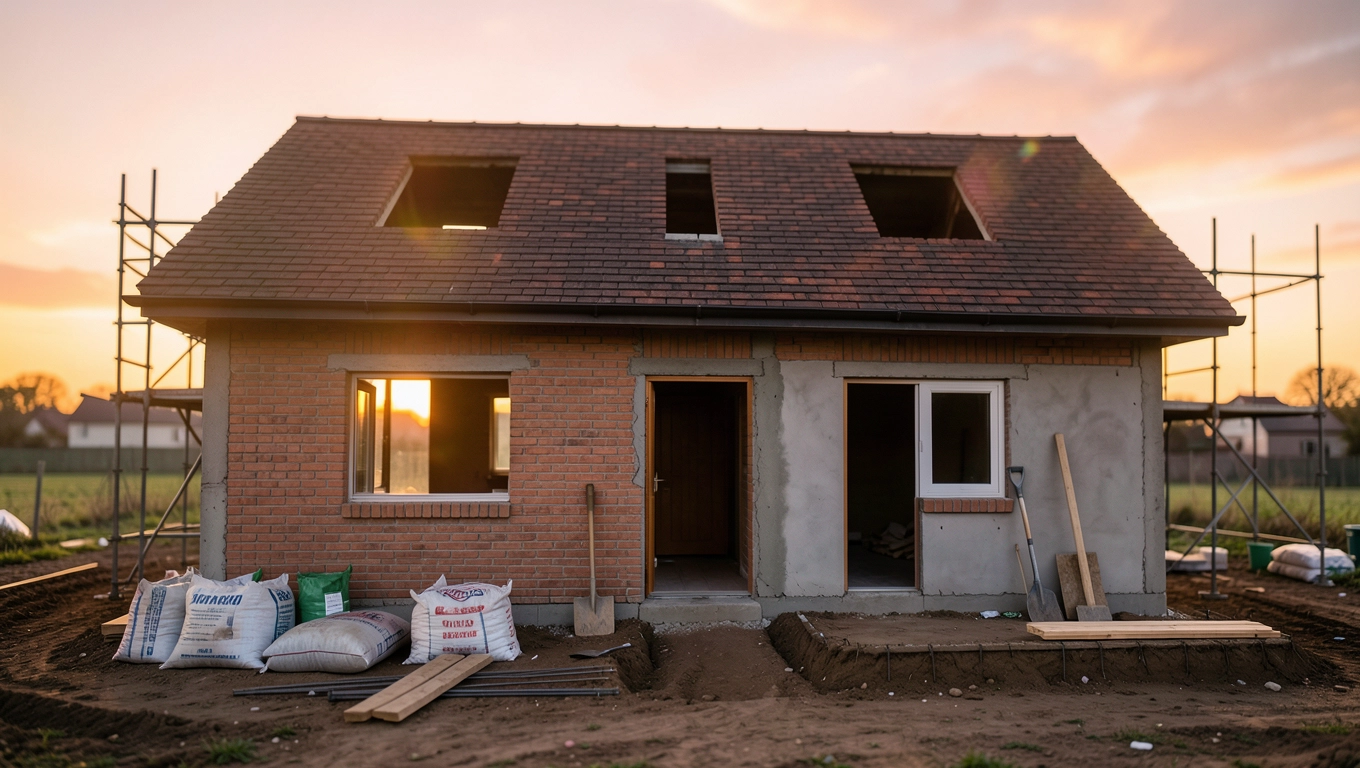 koszt budowy domu 120m2 stan deweloperski