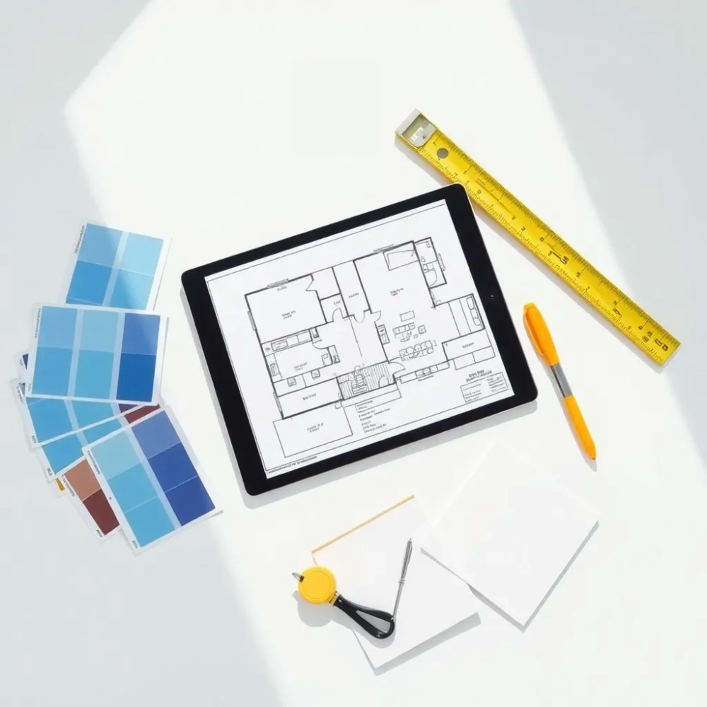 Plan wykończenia mieszkania