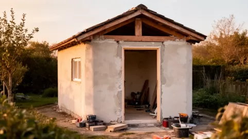Wykończenie domku na działce