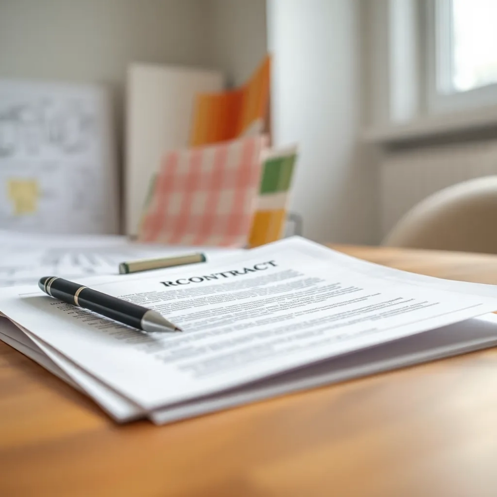 umowa o wykonanie prac remontowych  wykończeniowych mieszkania