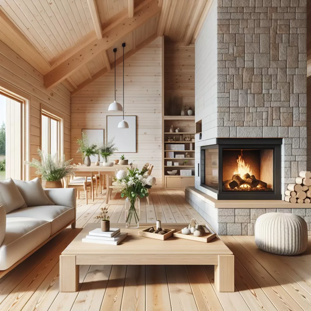 Wykończenie Domu Drewnianego Wewnątrz